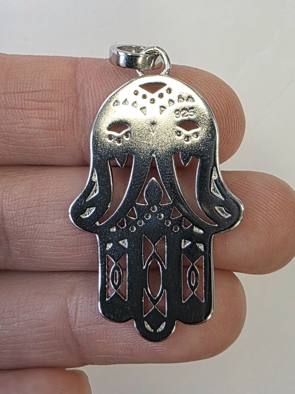 Ciondoli: Fatima Hand Anhänger Silber 925 – Nuovo (secondo la descrizione) da Madetswil venduto da triforuz 1