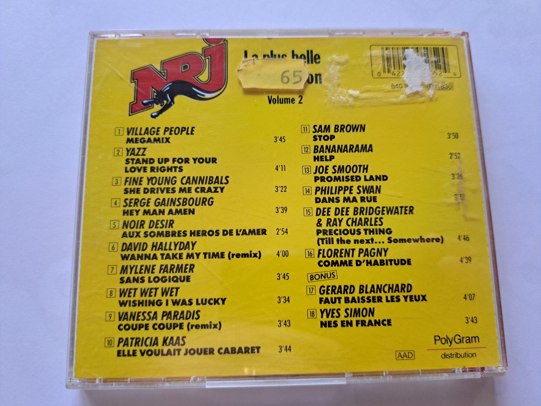 CD: Cd NRJ - La plus belle compilation volume 2 – Usato da Pully venduto da bro_n52j 1