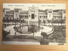 Antike Postkarte, SPANIEN, SEVILLA Exposicion Iberoamericana
