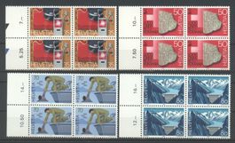 1985, Sonderpostmarken I, Viererblöcke **