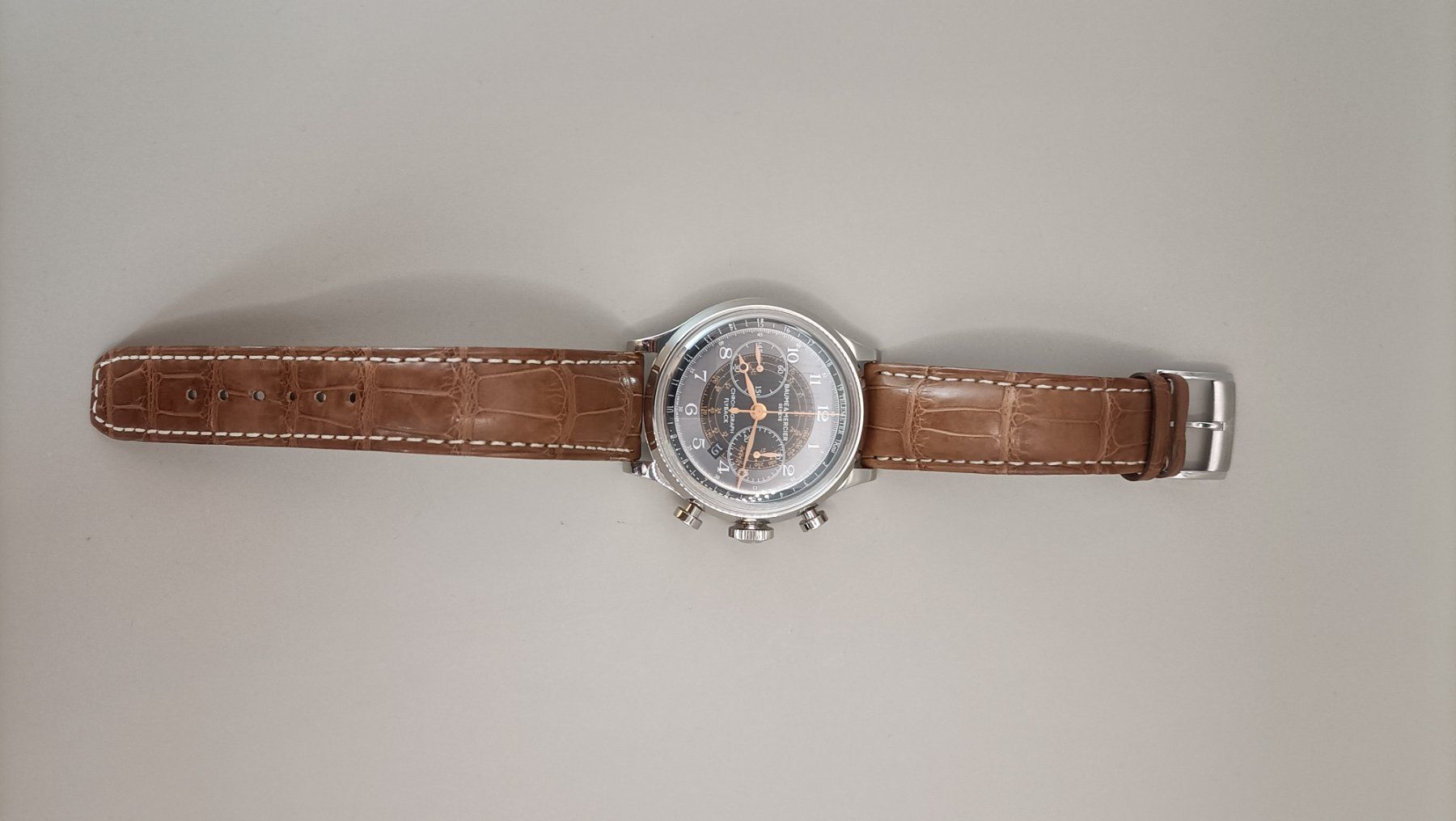 Baume & Mercier Orologi: Baume et Mercier Capeland flyback chronograph full set NEW – Nuovo e nell'imballaggio originale da Pampigny venduto da Calypso06 8