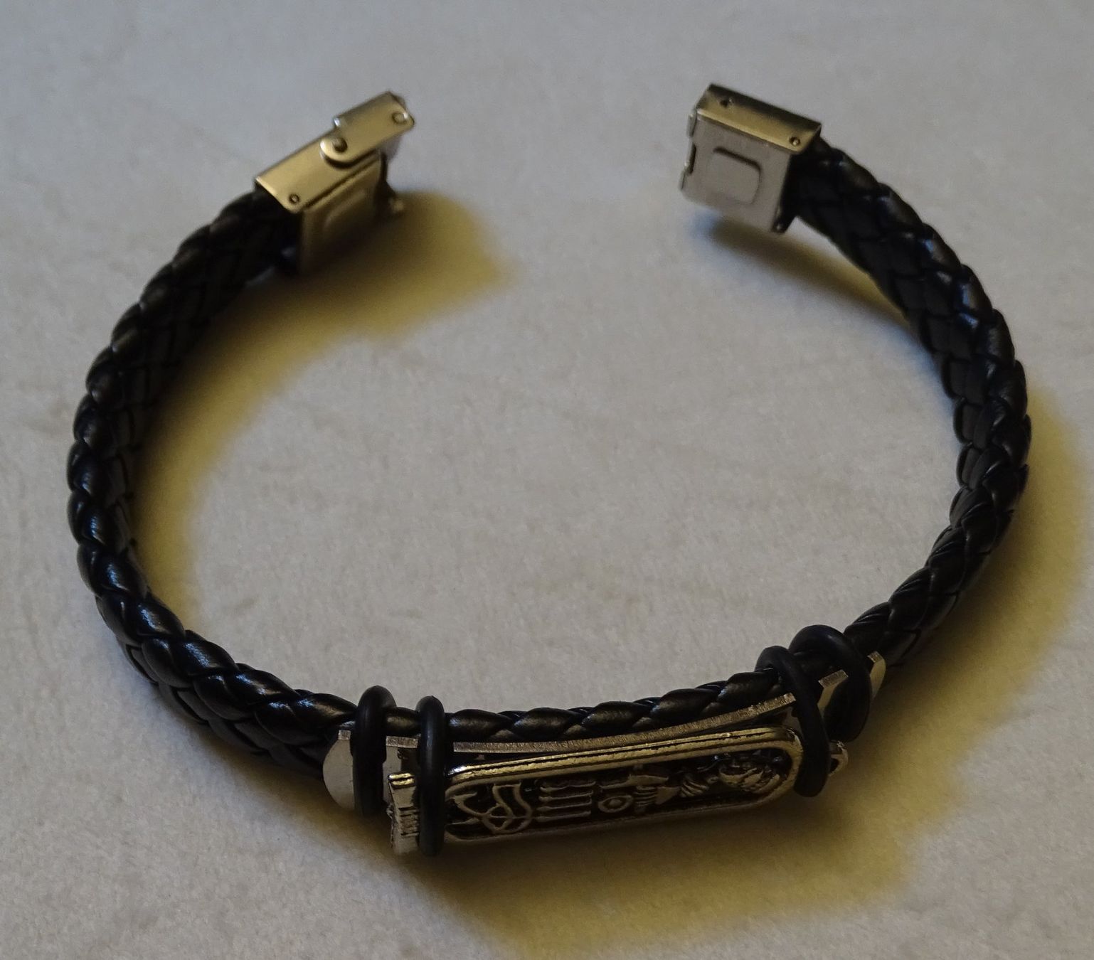 Bracciali & Braccialetti: ***TOP*** Leder Armband mit Emblem antic ***TOP*** – Usato da Zofingen venduto da Felix459 1