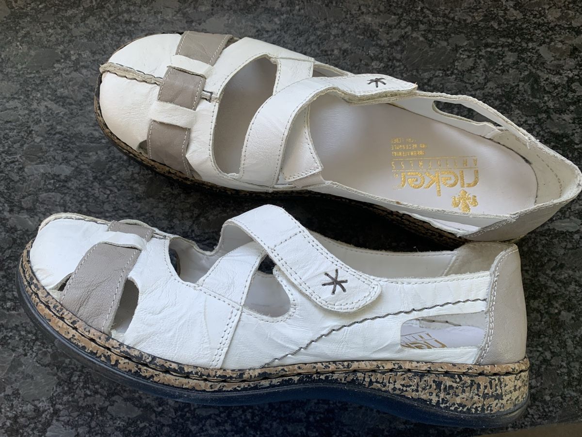Rieker Scarpe da donna: Rieker Sommerschuh Neu Gr 40 – Nuovo e nell'imballaggio originale da Thun venduto da Chrabu 1