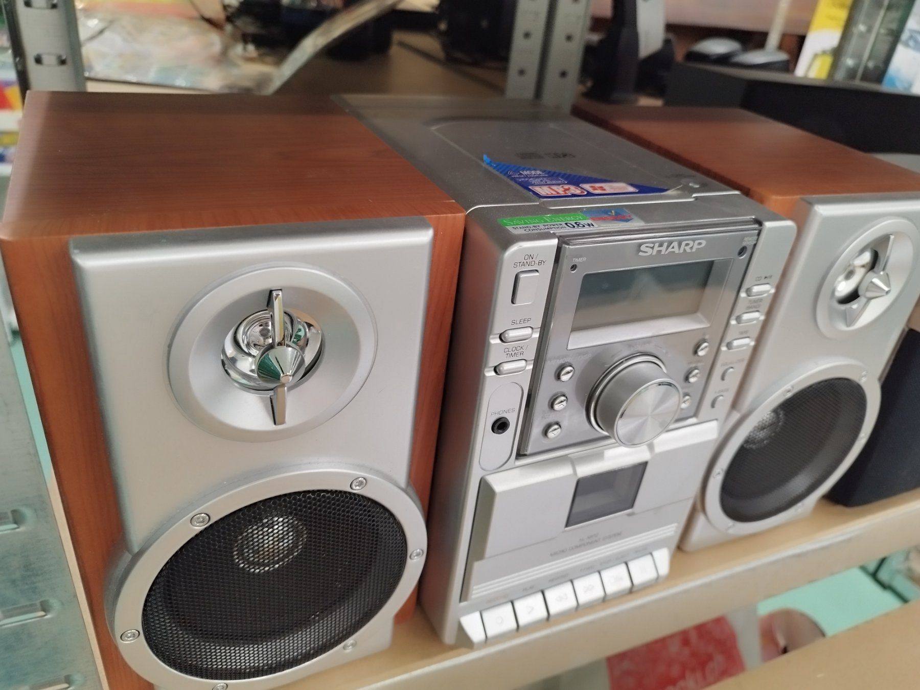 Sharp Lettore multimediale & Streamer: SHARP XL-MP2H Micro Component System 2x Speaker CP-MP2H – Usato da Uster venduto da NEVERLASTTRADING 1