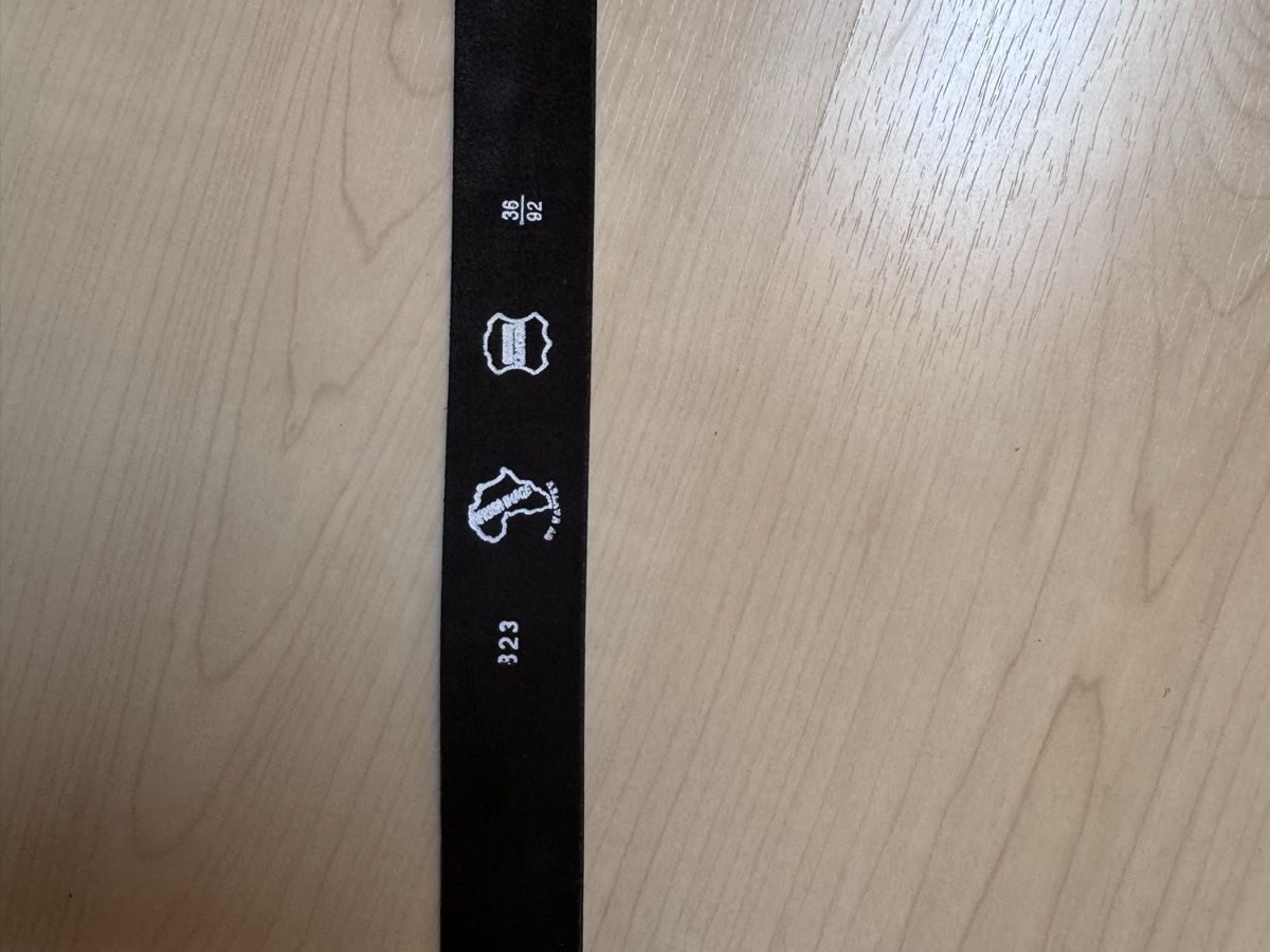 Gürtel: Schöner Ledergurt von Afrika, Länge 92cm – Neu (gemäss Beschreibung) aus Bäretswil von clothes-freak 1