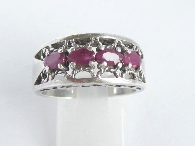 Anelli: Ring Silber 925 + MP Rubin synthetisch Gr. 60 – Usato da Ermatingen venduto da Decovin 3