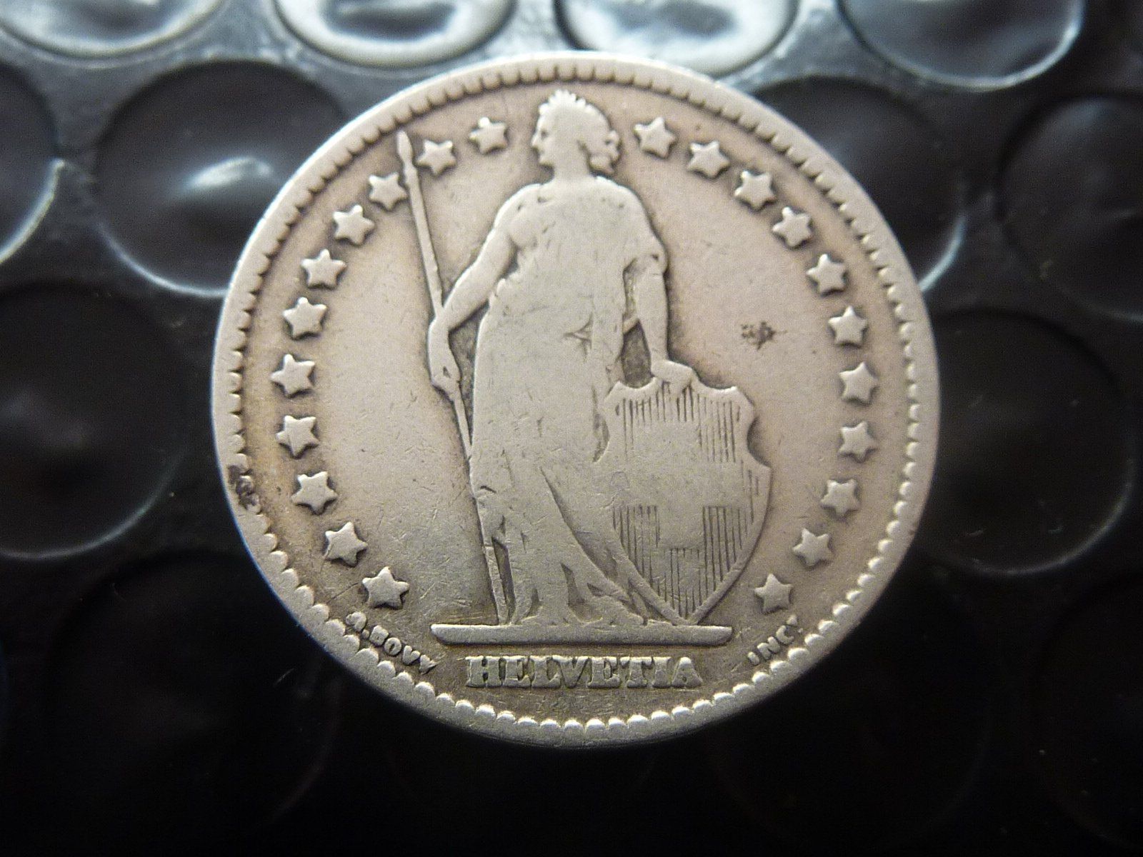 Tutti le monete: 1 Fr. 1880  -  Ungereinigt  - – Usato da Seon venduto da aee_7gpz 1