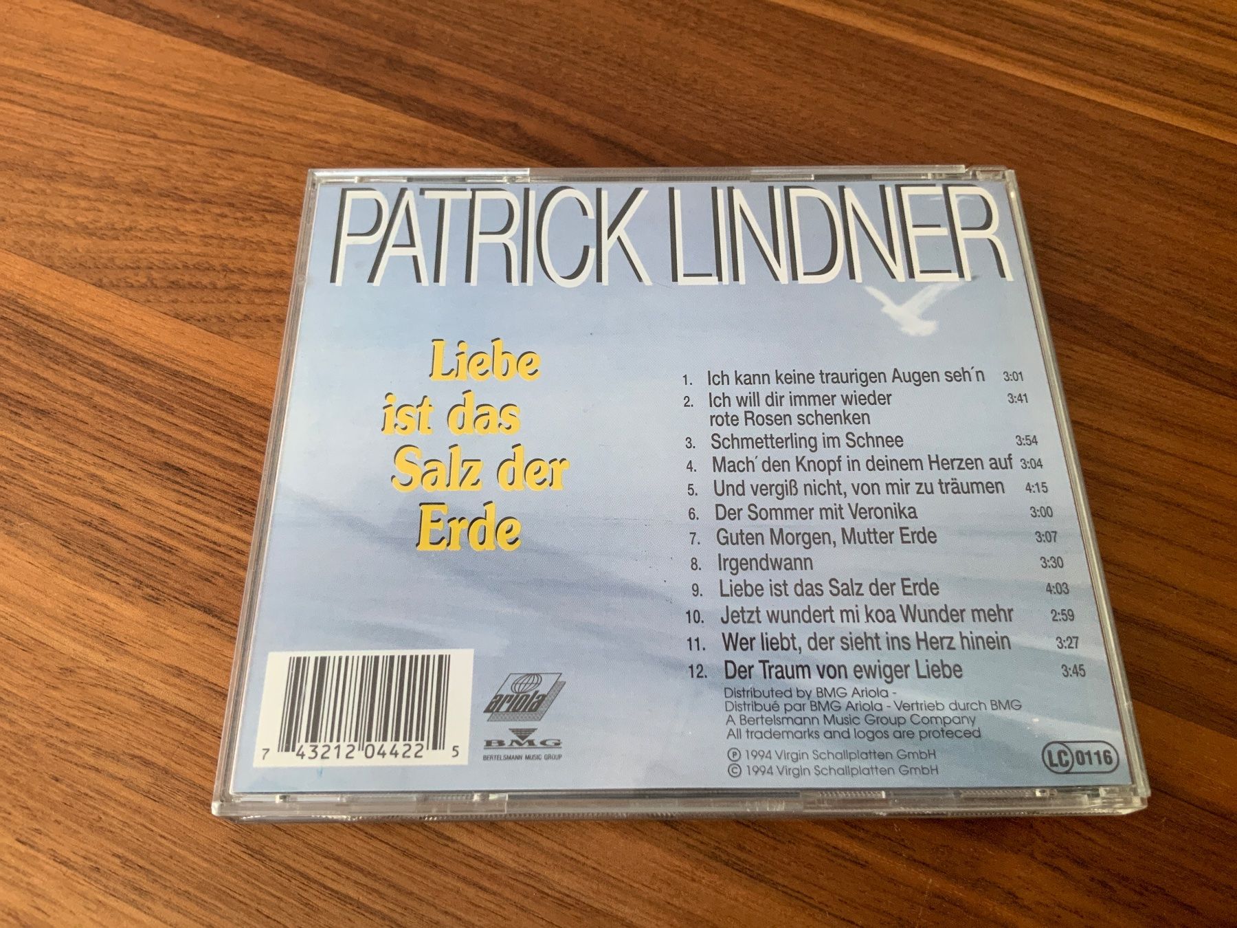 CD: Patrick Lindner Liebe ist das Salz der Erde – Usato da Häusernmoos venduto da BarBer_1 1