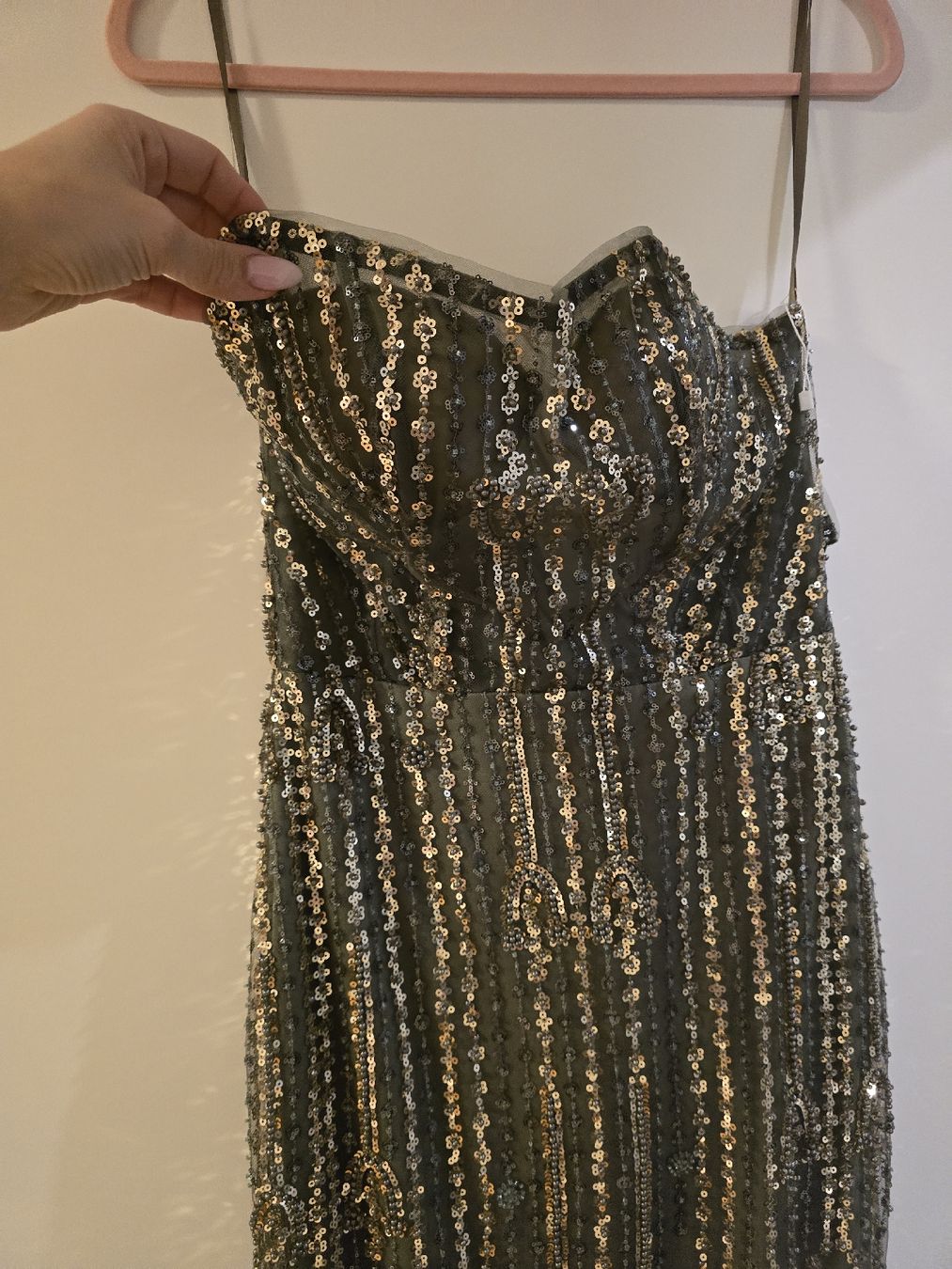 Vestiti: Wunderschönes, elegantes Abendkleid mit Pailletten, Gr. XS – Nuovo e nell'imballaggio originale da Tobel venduto da swisscap243 4