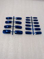 KÜNSTLICH FINGER NÄGEL,blau;24stück