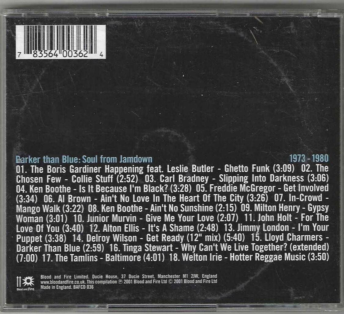 CD: Darker Than Blue : Soul From Jamdown 1973-1980 – Usato da Genève venduto da CDLPBookS 1