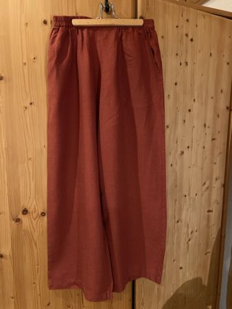 Gudrun Sjöden Leinenhose rot Grösse M