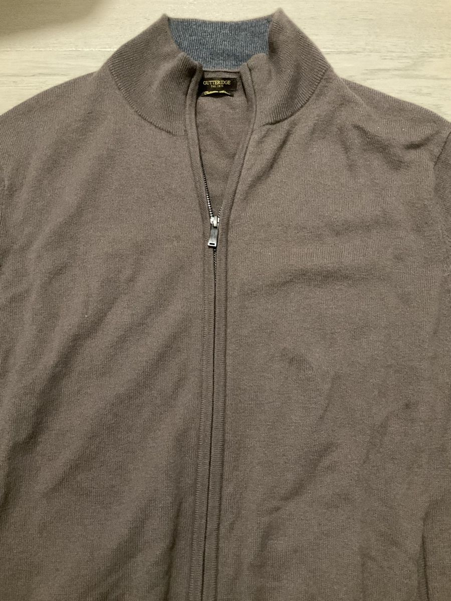 Pullover & Sweatshirts: Gutteridge Cashmere Blend Zipper Sweater 3XL – Neu (gemäss Beschreibung) aus Zürich von TheShips 5