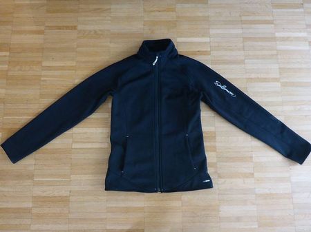Salomon Fleecejacke schwarz Gr. S