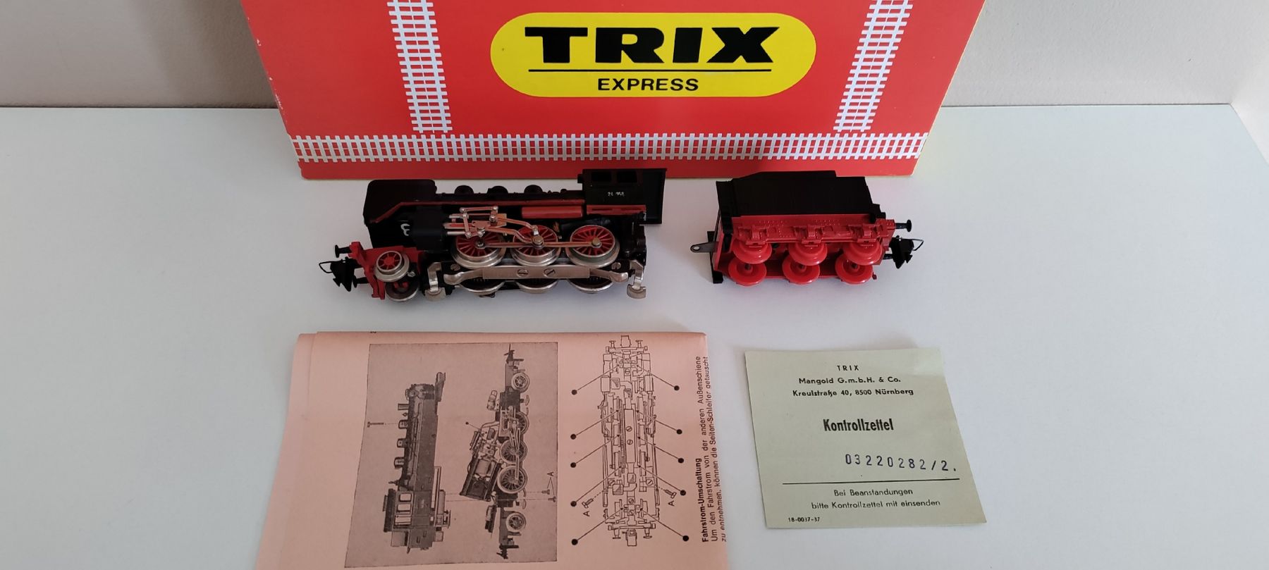Trix Modellini di ferrovie: TRIX-EXPRESS-H0-Dampflok "2202" | Baureihe "24" | "DB" – Usato da Boswil venduto da MAF_952 1