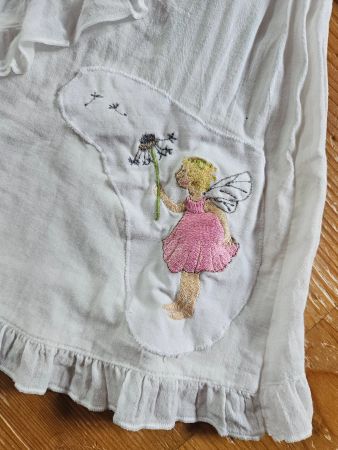 Bluse 116/122 mit Elfe von Daniela Drescher Waldorf