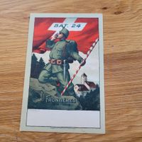 Carte Postale Militär Militaire Frontières Bat.24