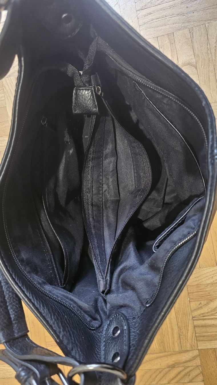 Borse da donna: Damenhandtasche, Echtleder, schwarz – Nuovo (secondo la descrizione) da Bottmingen venduto da Jbilli 3