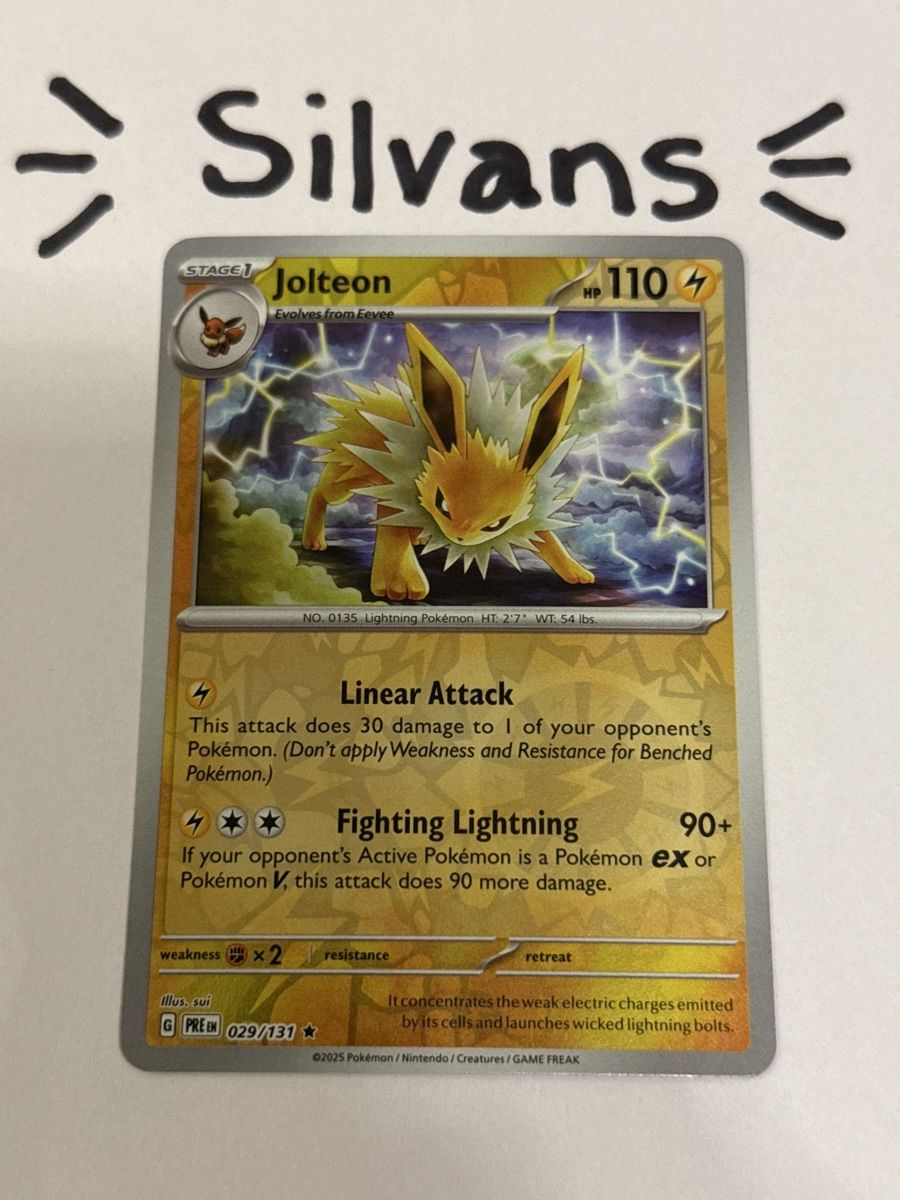 Pokémon Cartes à collectionner: Jolteon Reverse Holo 029/131 Prismatic Evolutions Englisch – Neuf (Voir description) à Wil SG par Silvans