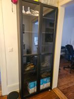 IKEA Billy Regal schwarz mit Türen
