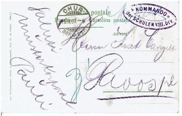 Cartes postales: Bauch rein - Brust raus, 1907 – D'occasion à Flims - Dorf par Stagediver 1