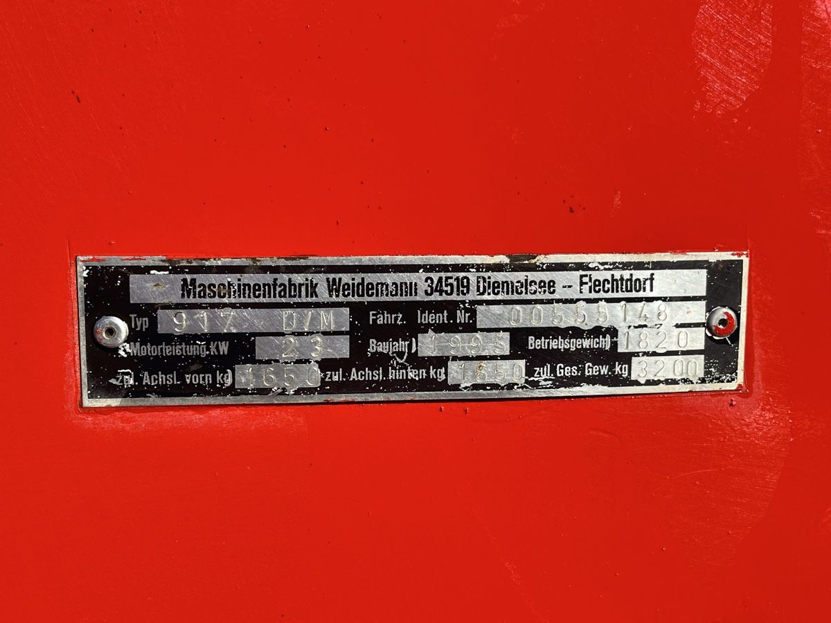 Weidemann Hoflader: Weidemann 917 D/M – Gebraucht aus Niederrohrdorf von Renospi 5