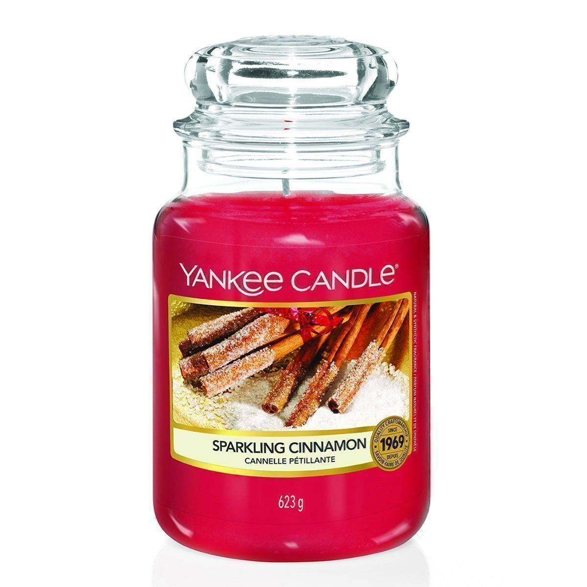 Yankee Candle Candele: Yankee Candle Sparkling Cinnamon Large – Nuovo (secondo la descrizione) da Langwiesen venduto da rtWebshop