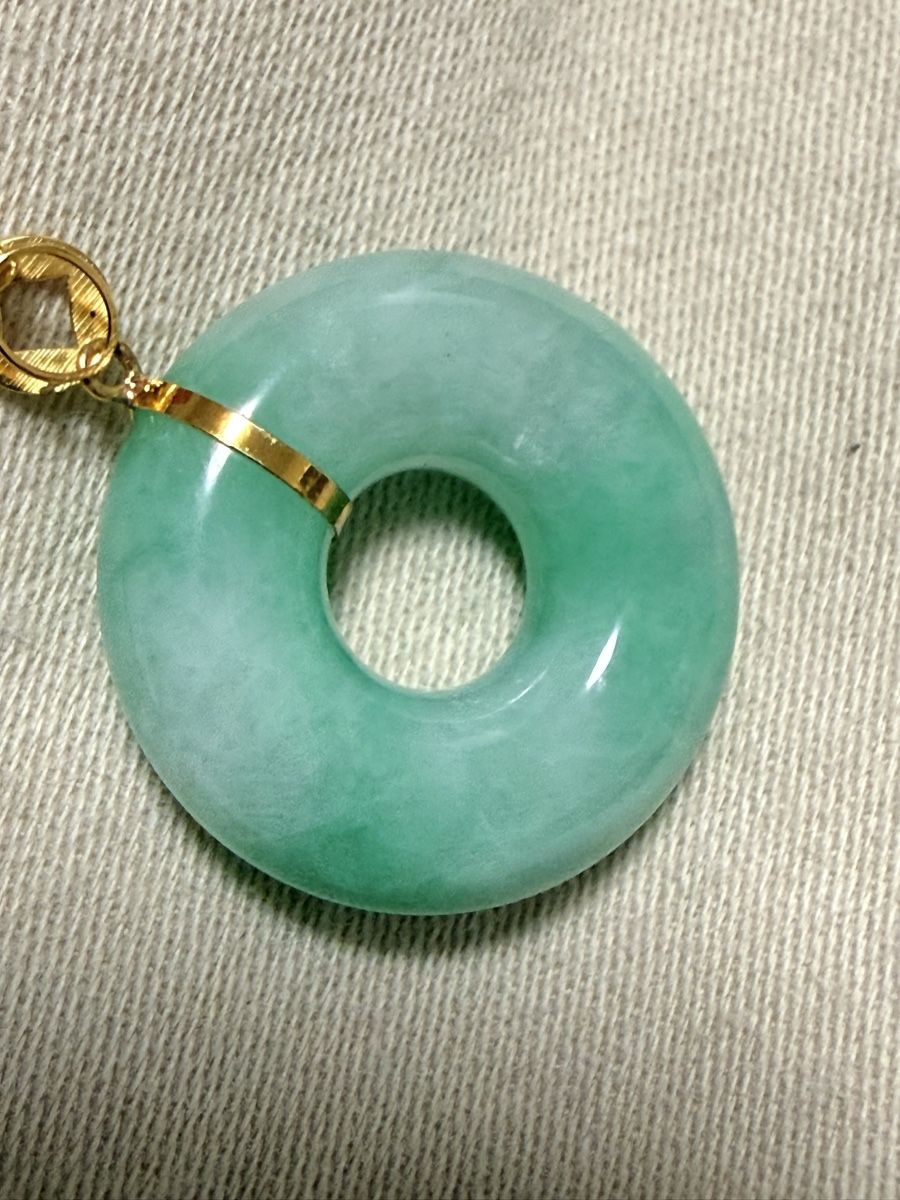 Ketten: Birmanische Jadeite Kette – Neu (gemäss Beschreibung) aus Oberhof von RealStone