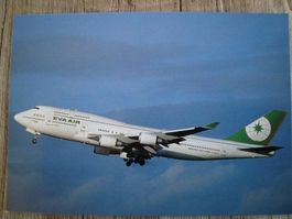 EVA Air, (Taiwan) Boeing 747-45E, B-16402