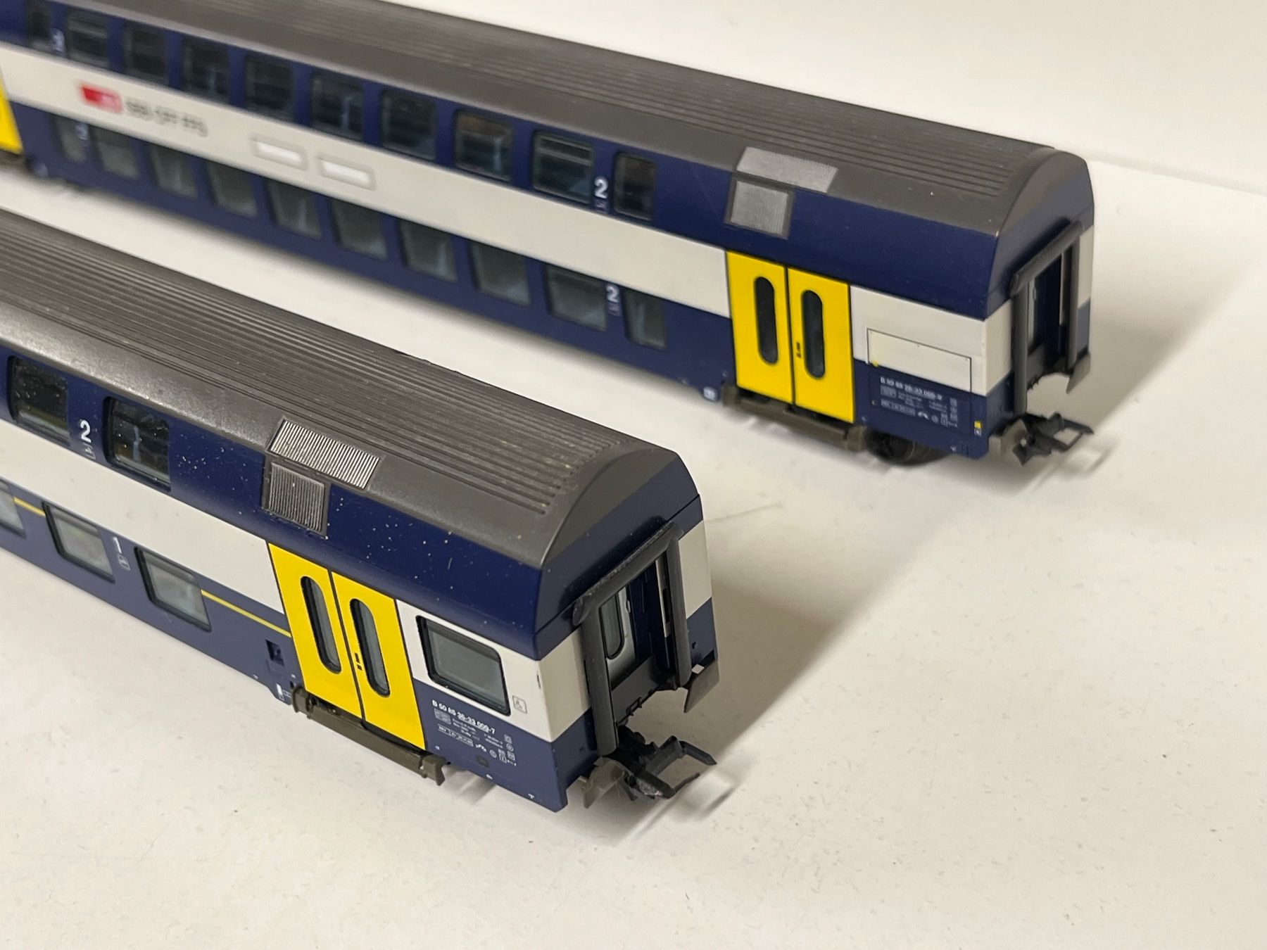 Fleischmann Modellini di ferrovie: Fleischmann S Bahn SBB   H0 AC 2 Stk. – Difettoso da Geroldswil venduto da TopTrain54 4