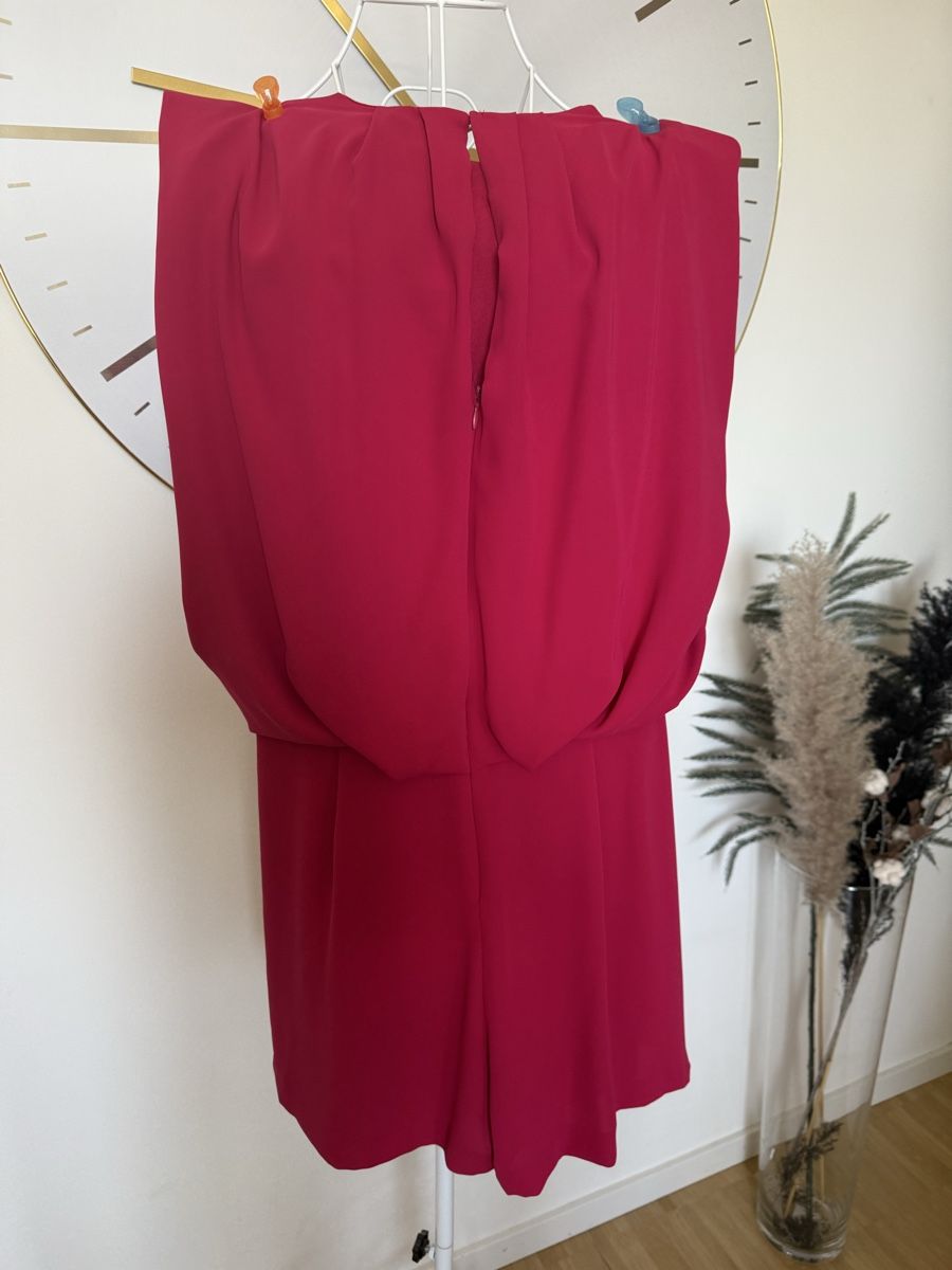 Zara Jumpsuits: Jumpsuit in Rot – Neu (gemäss Beschreibung) aus Schlieren von Bella79 3