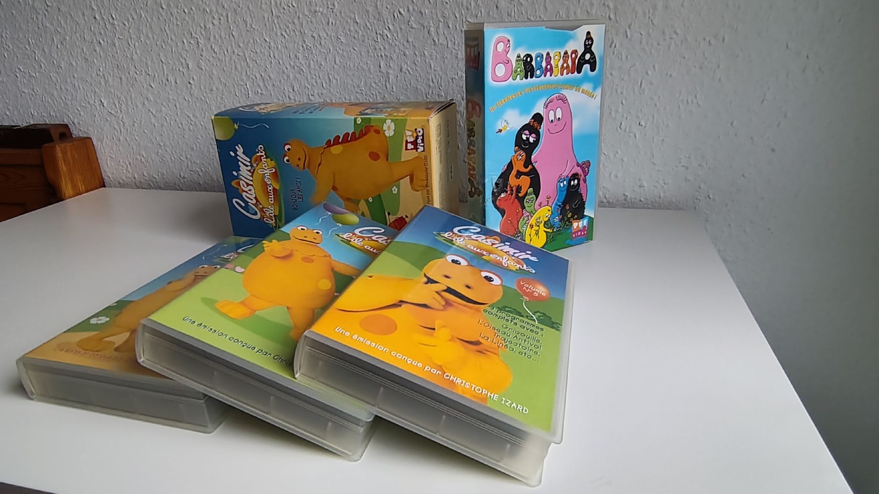 Lot de 3VHS Casimir (1978) + 1VHS Barbapapa (1974) nostalgie (Gebraucht ...