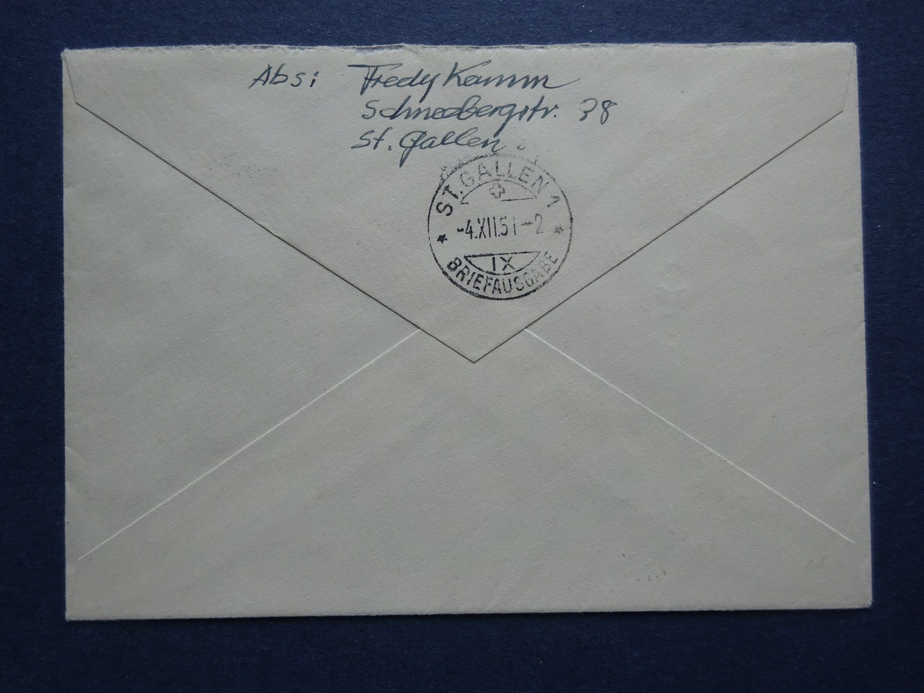 Alle Briefmarken: 1951 Pro Juventute FDC BERN – Gebraucht aus Appenzell-Steinegg von adi1975 2