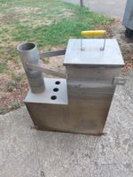 Holzofen Badezuber Metall robust mit Zubehör