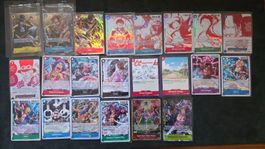22 One Piece Card game Promos Sammlung Luffy Ace Sabo