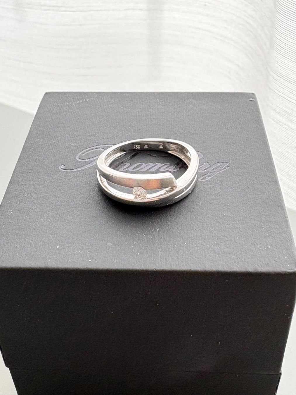 Anelli: Ring Weissgold Rhomberg – Usato da Affoltern am Albis venduto da rah_22vb 1