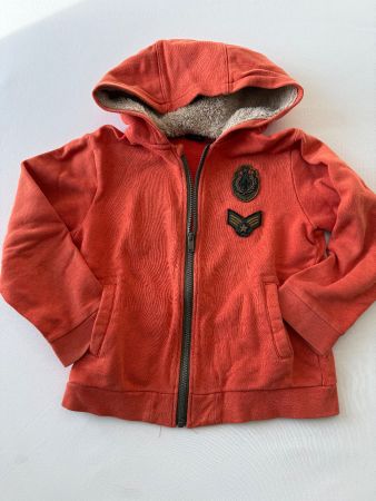 Kuscheliger Kapuzenjacke Gr. 128