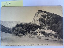 Alte Postkarte La Ferme Robert Creux du Van Dos d'Ane, 1908