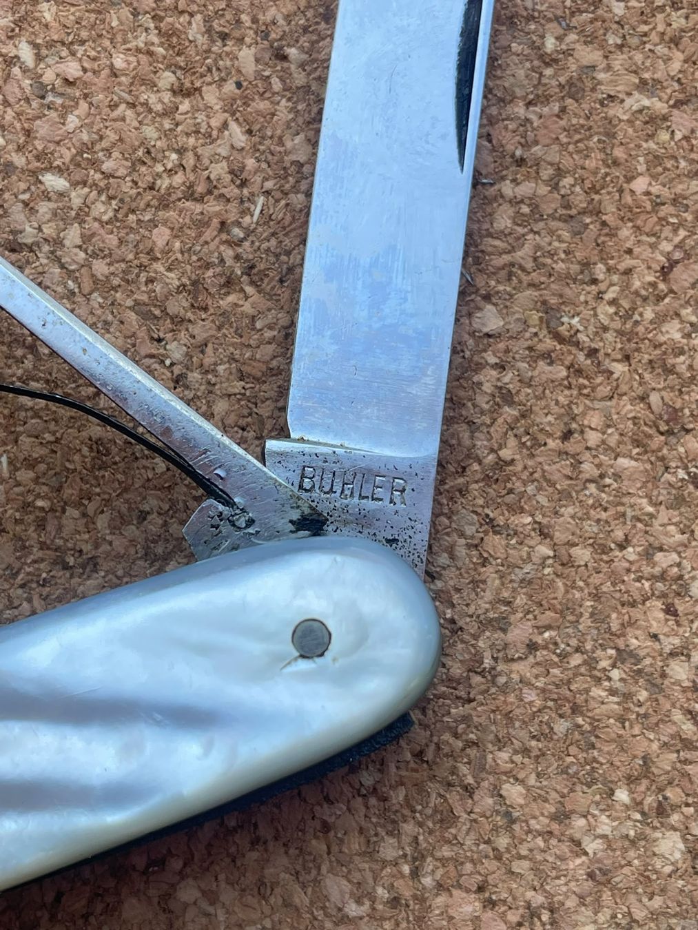 Coltelli tascabile: Bühler Langethal Taschenmesser mit Perlmut Griffen  – Usato da Oppligen venduto da can_rf8g 2