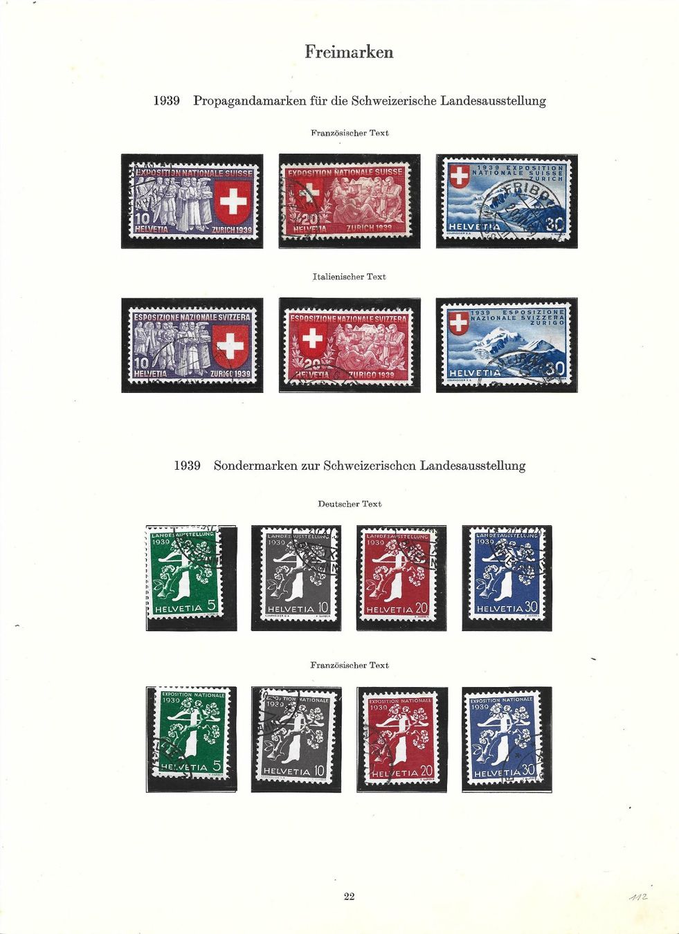 Tutti i francobolli: timbres divers série – Usato da Delemont venduto da toutdubon11 1