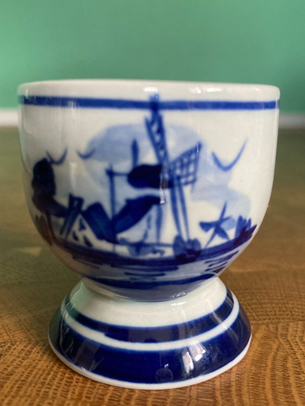 Sonstiges Geschirr: Eierbecher  Handpainted Delft – Gebraucht aus Subingen von ArtBead 1