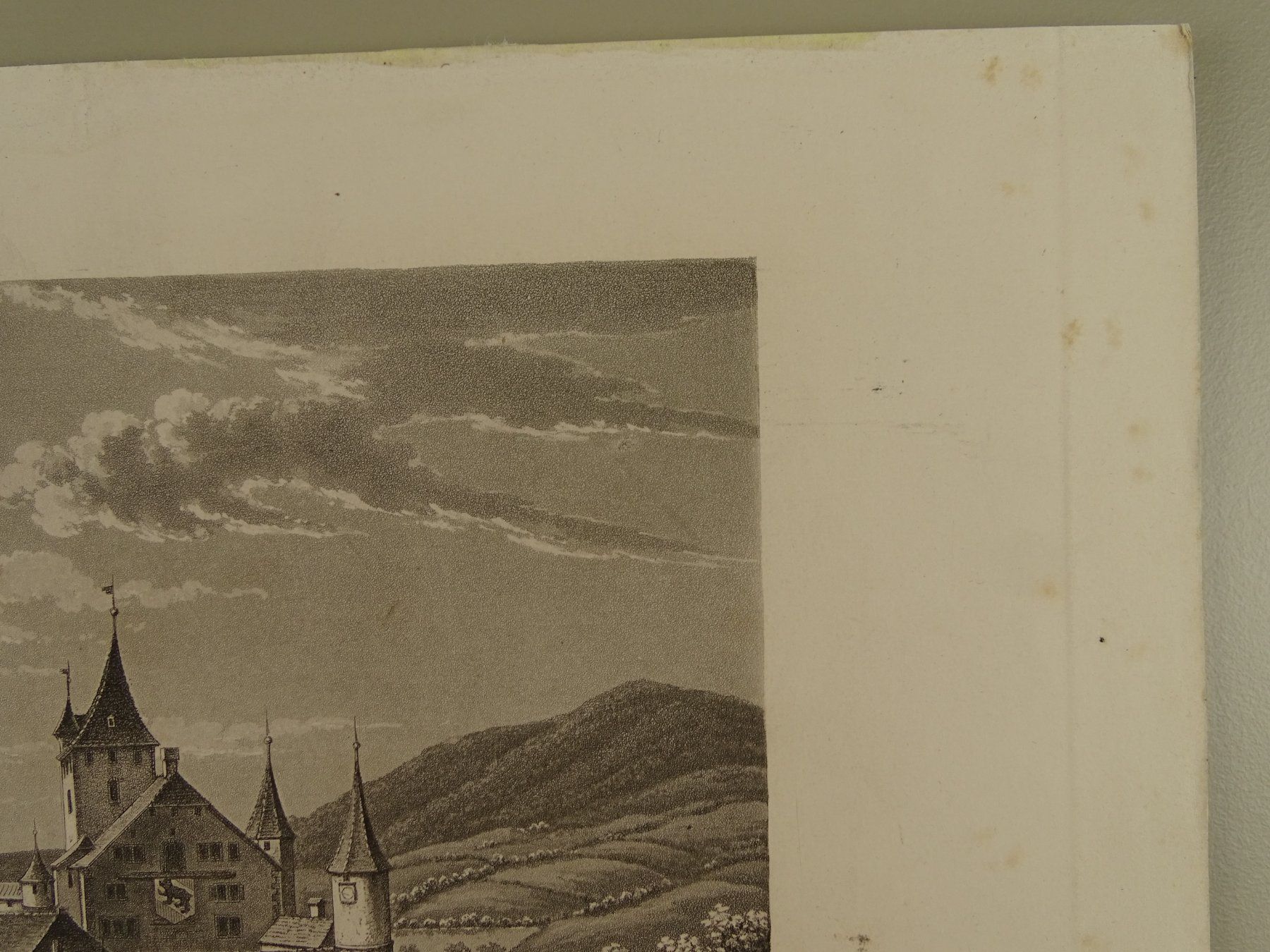 Incisioni: NIDAU, AQUATINTA 1857 – Usato da Grüningen venduto da Kartensammler 6
