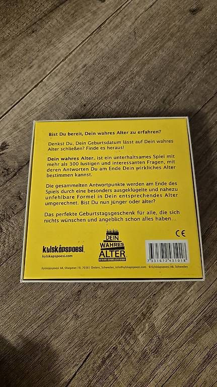 Giochi: Spiel: dein wahres Alter – Usato da Sevelen venduto da SSinaWWieland 1