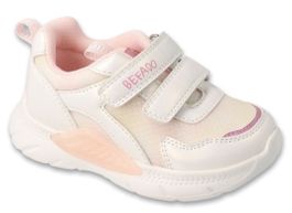 Sneaker Gr. 23 Mädchen Weiss/Rosa/Klett - NEU