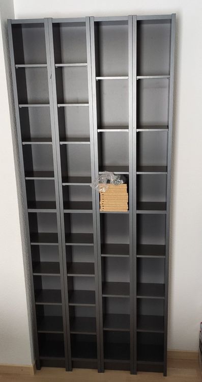 IKEA CD/DVD/BR Regale 4 Stk Benno Anthrazit (heute GNEDBY) Kaufen auf