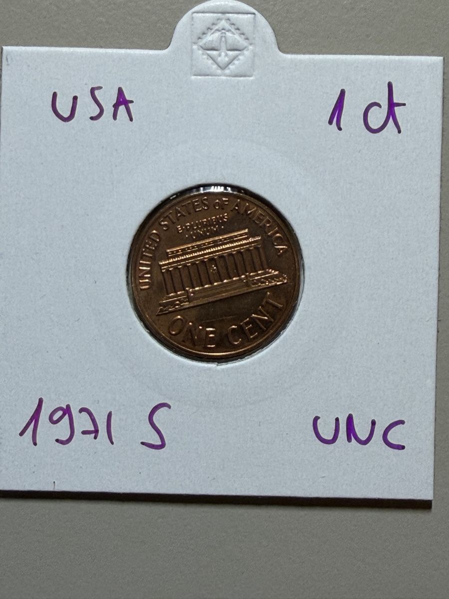 Alle Münzen: USA - 1 cent - 1971 Unc  – Neu (gemäss Beschreibung) aus Payerne von Mike1682