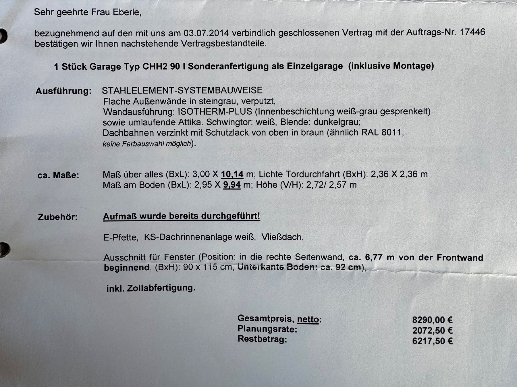 Rifugi: Fertiggarage in Stahlelement-Systembauweise – Usato da Mörschwil venduto da Y.Eberle 9