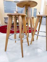 VITRA Tabouret Haut - Holz