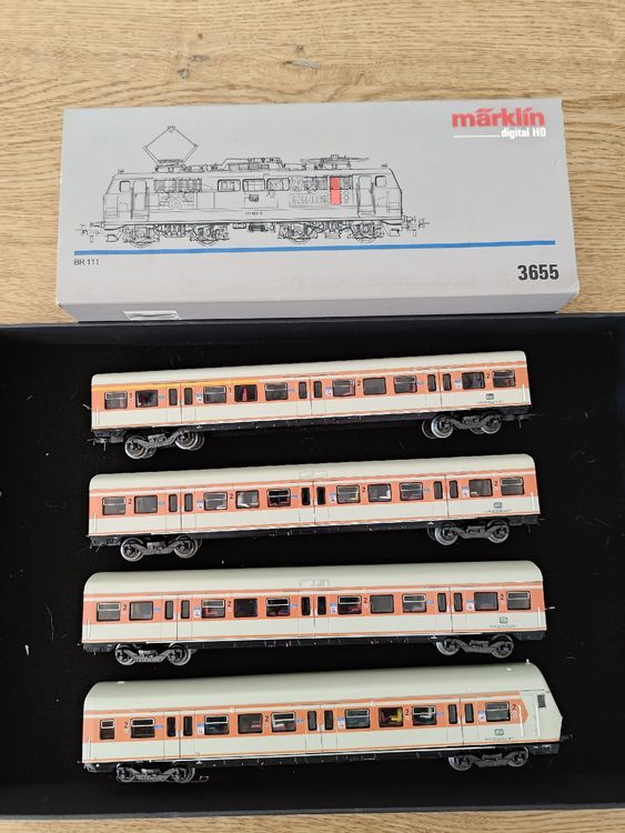 Märklin Trains électriques: Märklin 3655 BR 111mit S-Bahn Personenwagen – D'occasion à Berikon par TopLok1