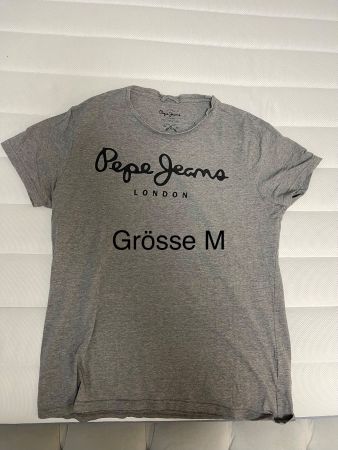 Pepe Jeans T-Shirt, Graues Shirt, Grösse M, Top Zustand